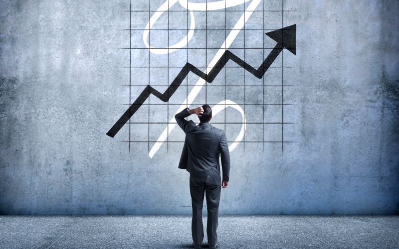 Illustration av ränta på ränta-effekten